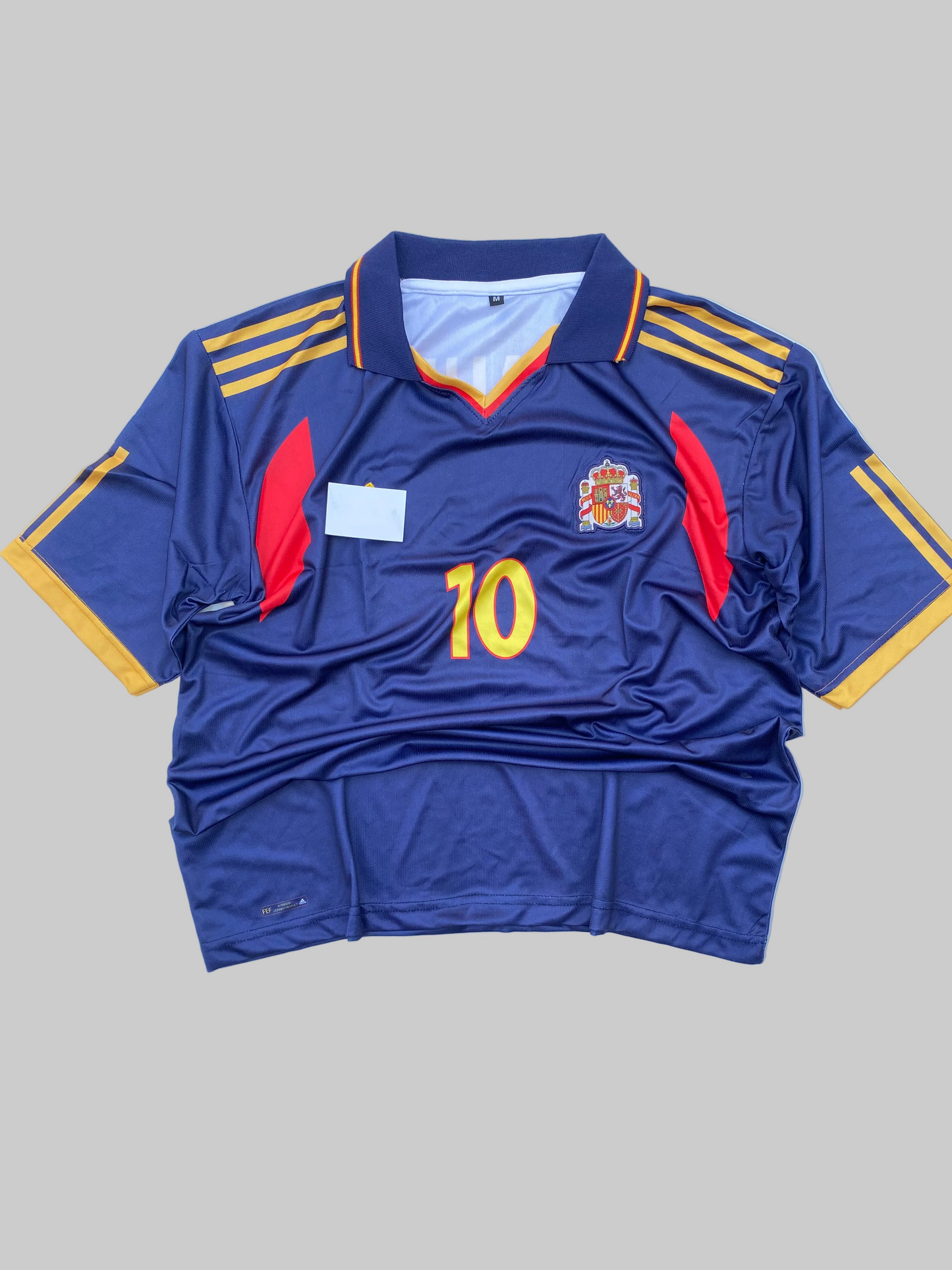 SPAIN AWAY RETRO KIT 2002, RAUL #10 (Embroidery)