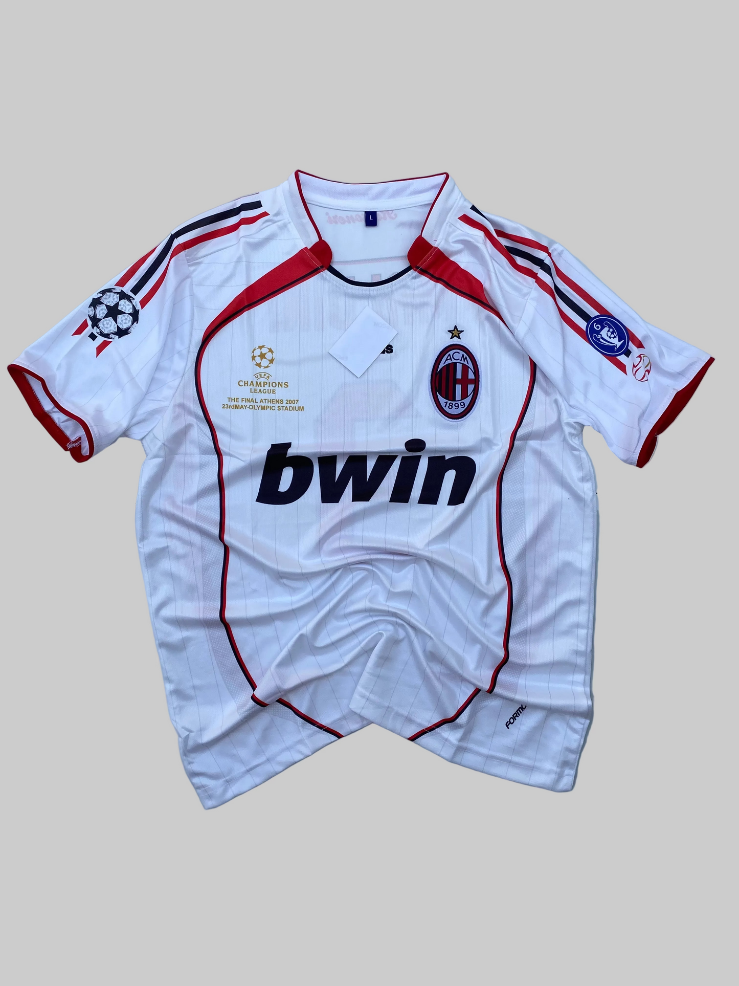 AC MILAN AWAY RETRO KIT 2006-07, MALDINI #3 (Embroidery)