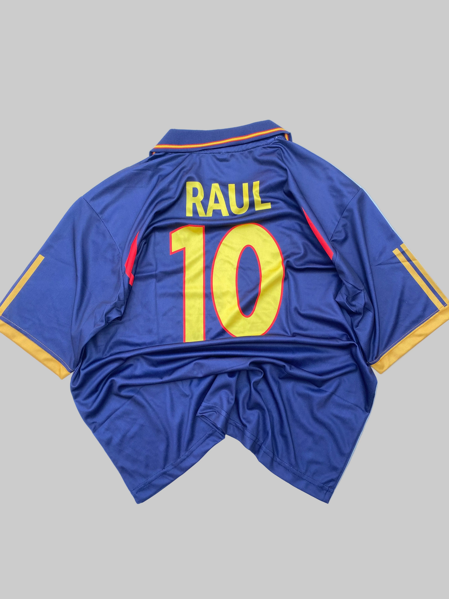 SPAIN AWAY RETRO KIT 2002, RAUL #10 (Embroidery)