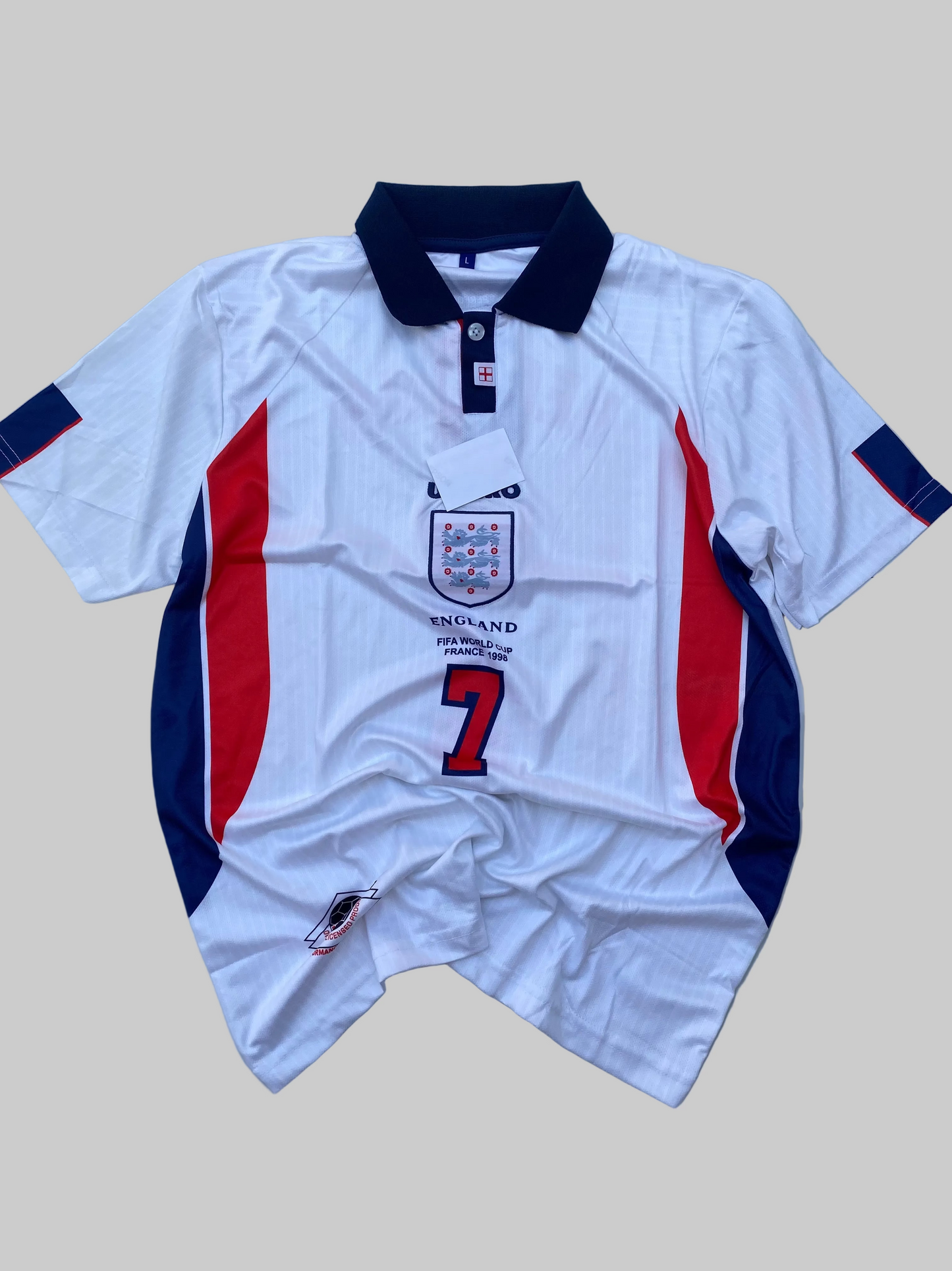 ENGLAND HOME RETRO KIT 1998 (Embroidery)