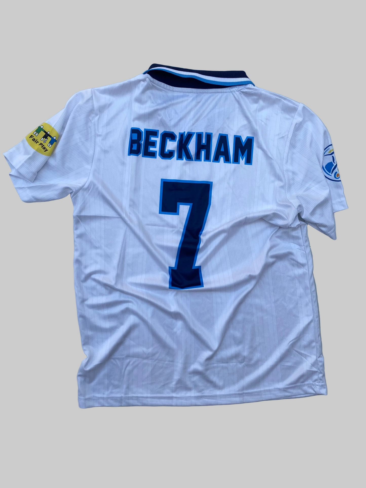 ENGLAND HOME RETRO KIT 1997, BECKHAM #7 (Embroidery)