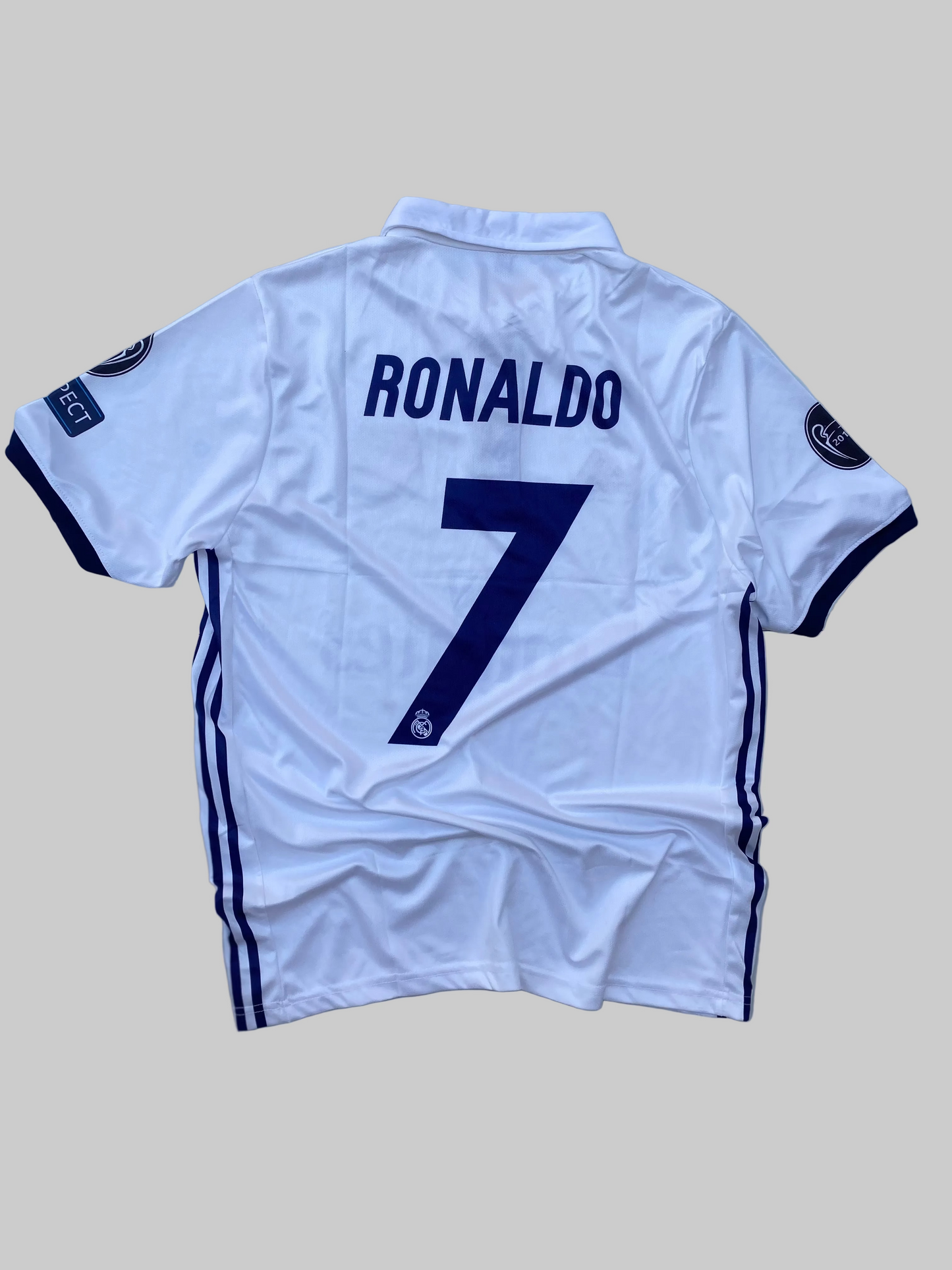 REAL MADRID HOME RETRO KIT 2016 (Embroidery)