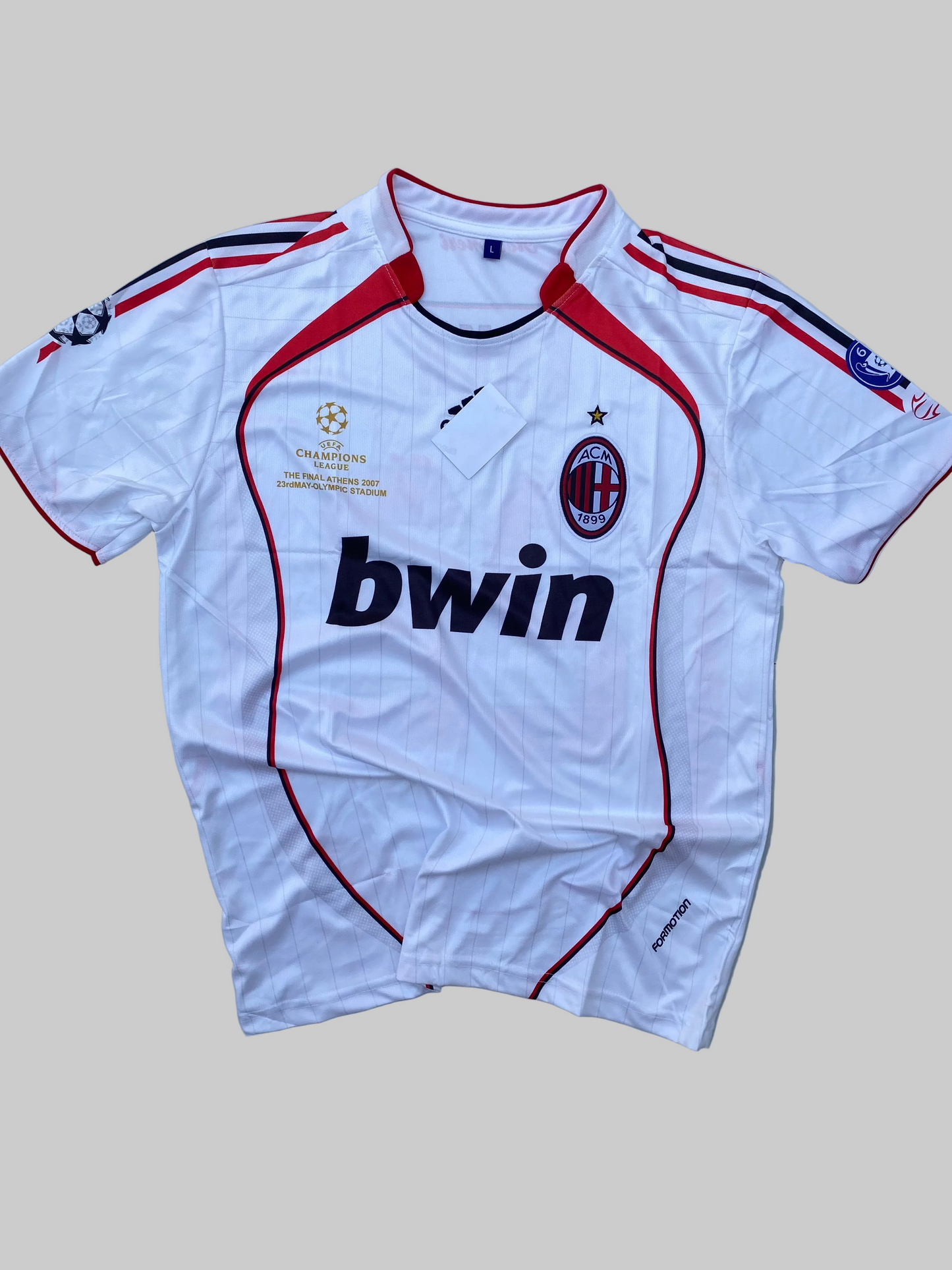 AC MILAN AWAY RETRO KIT 2006-07 KAKA #22 (Embroidery)
