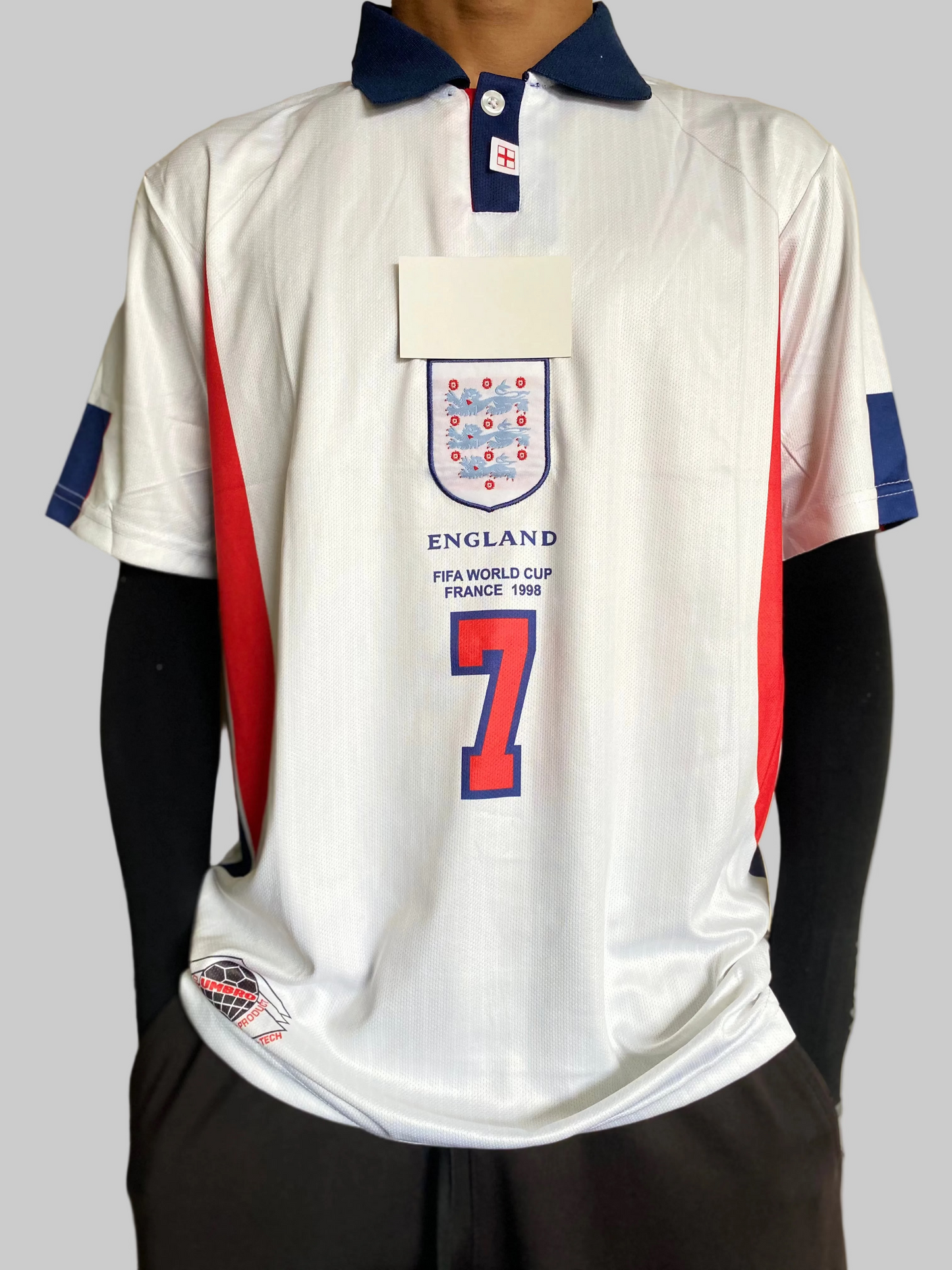 ENGLAND HOME RETRO KIT 1998 (Embroidery)